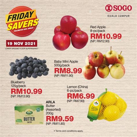 Nov Sogo Supermarket Friday Savers Promotion Everydayonsales