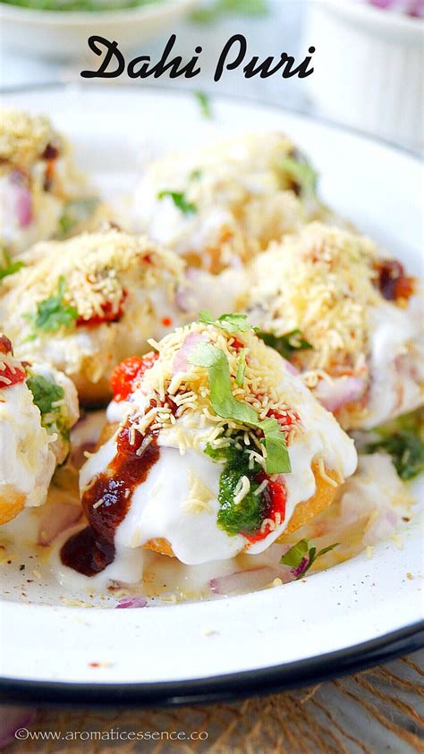 Dahi Puri Recipe | How To Make Dahi Puri - Aromatic Essence