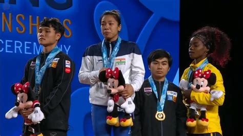 Mirabai Chanu Wins Gold Medal In World Weightlifting Championships