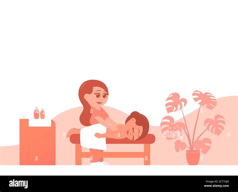 Beautiful Girl In Spa Salon Stock Vector Images Alamy