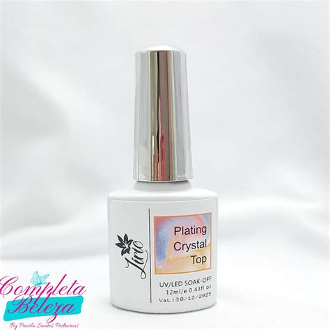 Top Coat Crystal Ml Lirio Completa Beleza Loja De Alongamento De