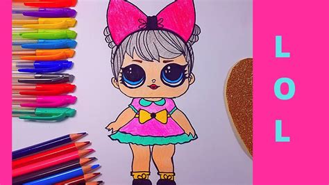 How to Draw LOL Surprise Doll Como dibujar la miñeca LOL Surprise