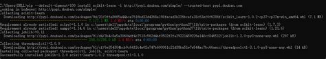 Pip Install Sklearn Csdn