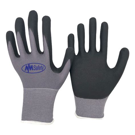 Foam Nitrile Palm Coated Gloves