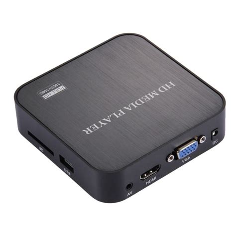 Passerelle Multimédia 1080p Média Center HDMI USB Disque Dur