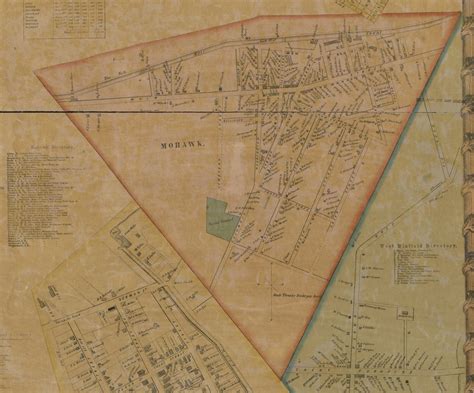 Mohawk New York 1859 Old Town Map Custom Print Herkimer Co OLD MAPS