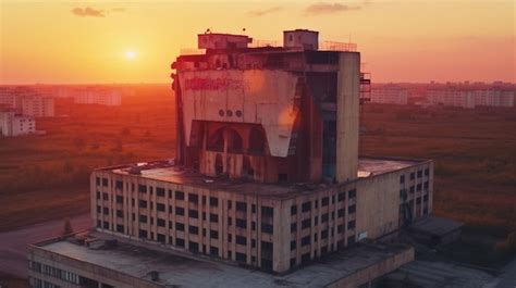 El edificio de la fábrica que ahora es un museo Foto Premium