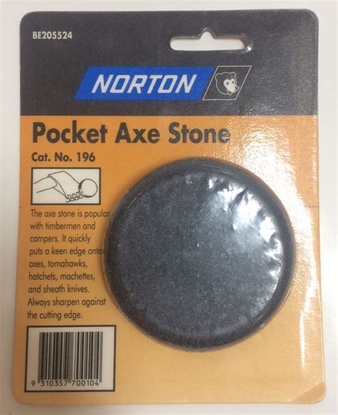 Norton Pocket Axe Stone Knife Sharpening Stone | North East Industrial ...