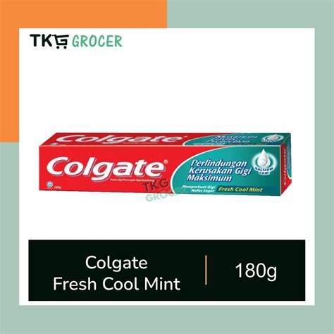 Colgate Fresh Cool Mint Toothpaste 180g Shopee Malaysia