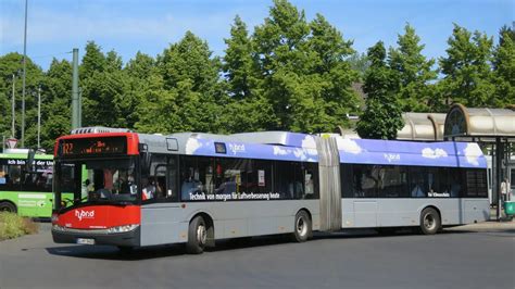 Video Bus Solaris Urbino 18 Hybrid 8405 Rheinbahn AG Düsseldorf