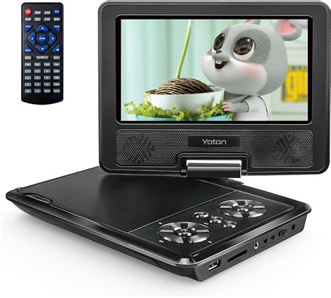 Yoton 95 Portable Dvd Player With 75 Swivel Screen 6