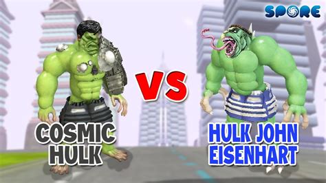 Cosmic Hulk Vs Hulk John Eisenhart Hulk Face Off S1E3 SPORE YouTube