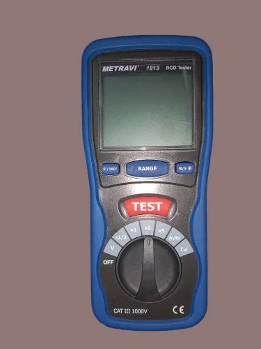 Plastic Body Elcb Tester Metravi For Industrial At Rs In