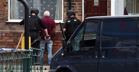 The Moment A Man In Connah S Quay Is Arrested After Armed Police