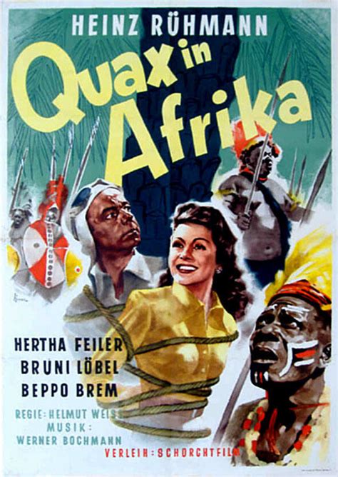 Quax in Afrika mit Heinz Rühmann Abrechnung mit der NS Komödie