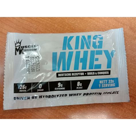 FREE GIFT Muscle Kingdom King Whey 4lb 1 8kg 57sv New Packing