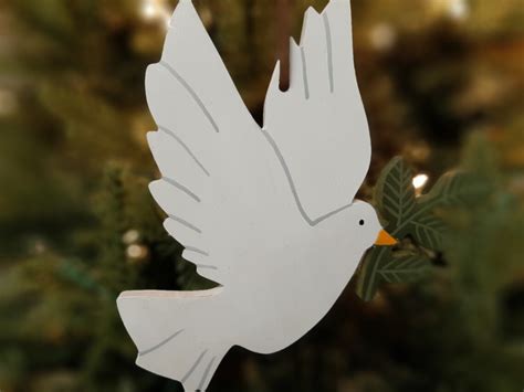 Peace Dove Ornament Peace Dove Christmas Ornament Peace Dove | Etsy