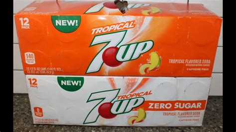 Tropical Up Regular Zero Sugar Tropical Flavored Soda Review Youtube