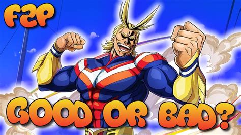 F P Succesion All Might Goes Brrrr My Hero Ultra Impact Youtube