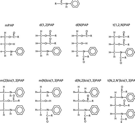 Fig. A4.8. Abbreviations for families of aniline derivatives and their ...