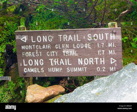 The Long Trail is a popular hiking trail that runs throughout the state ...