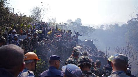 Nepal Crash Dozens Killed As Plane Crashes Near Pokhara Airport Bbc News