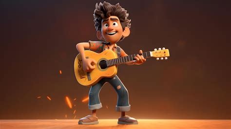 Premium Ai Image Standing Centered Pixar Style 3d Style Disney Style