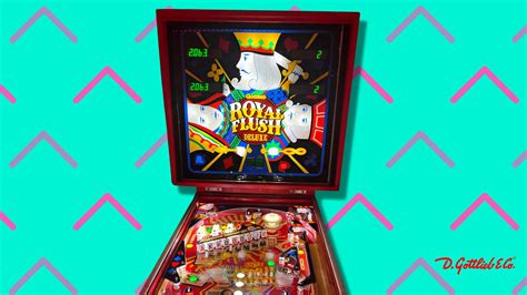 Royal Flush Deluxe 1983 Pinball Machine By D Gottlieb Co