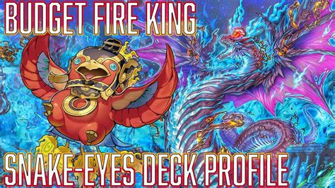 Yugioh Budget Fire King Snake Eyes Profile Combo Youtube