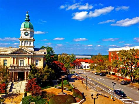 Fall in Downtown Athens Georgia.