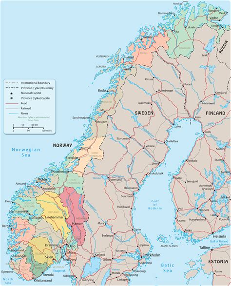 Map Of Norway In Europe – The World Map