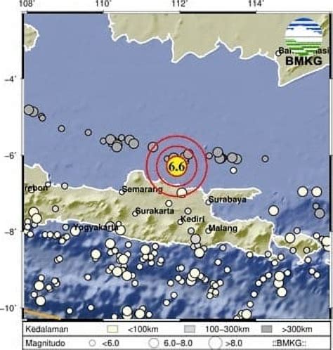 Gempa 6 6 Magnitudo Di Tuban Guncangan Terasa Sampai Surabaya