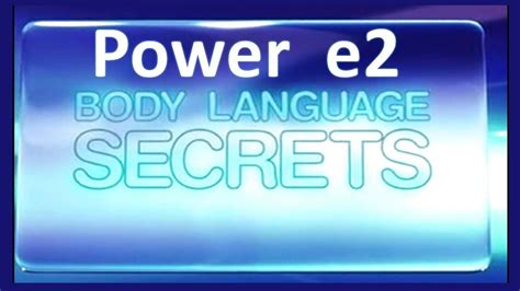 Power Body Language Secrets [documentary] Full Episode [2010] Ep02