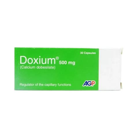 Order Doxium 500mg Capsules For Improved Circulatory Health 30 Count