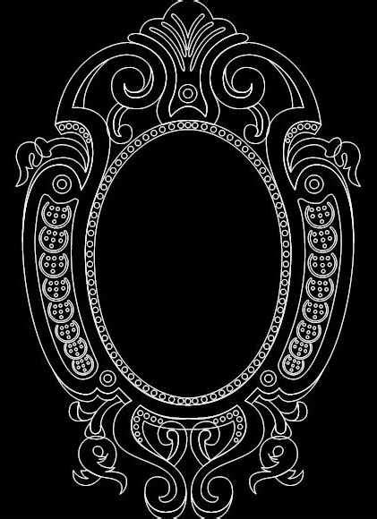 Mirror Frame 0554 Free Dxf File Free Download Dxf Patterns