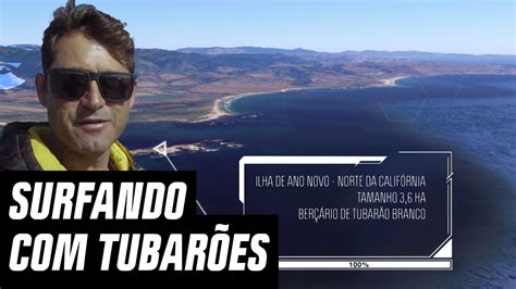 Pato Teixeira se aventura de Foil próximo a ilha TUBARÕES