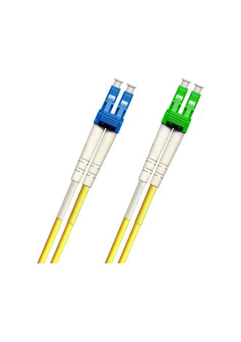 Cabex Lc Apc Den Lc Upc Ye Dublex Fiber Optik Patchcord Singlemode 5