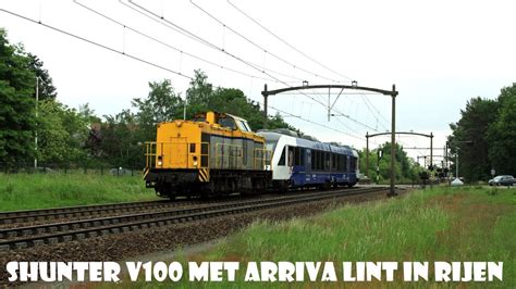 Shunter V Komt Met Arriva Lint Komt Langs Rijen Mei