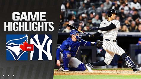 Blue Jays Vs Yankees Game Highlights Mlb Highlights Youtube