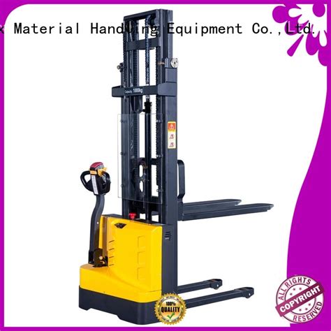 Latest motorized pallet truck powered company for rent | Staxx