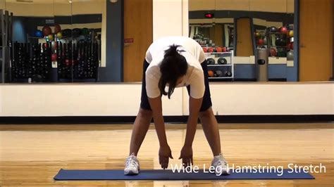 Wide Leg Hamstring Stretch Youtube