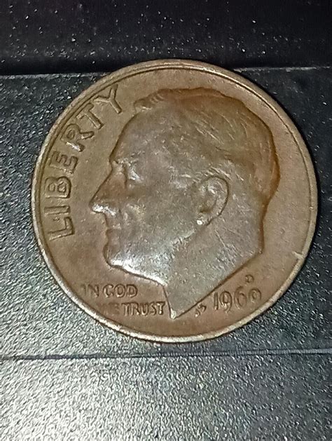 1969 D Roosevelt Dime Struck On Penny Planchet Error Ebay