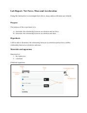 Understanding The Link Between Net Force Mass And Acceleration