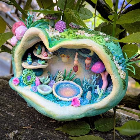 polymer clay house ideas fairy houses   polymer clay coral