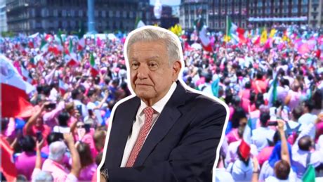 AMLO Resalta Democracia Y Libertades Tras Marcha De La Marea Rosa Del