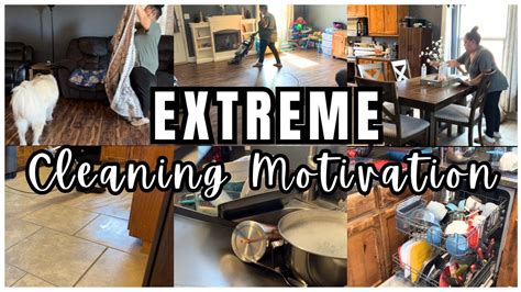 EXTREME CLEAN WITH ME SAHM CLEANING MOTIVATION Extremecleanwithme