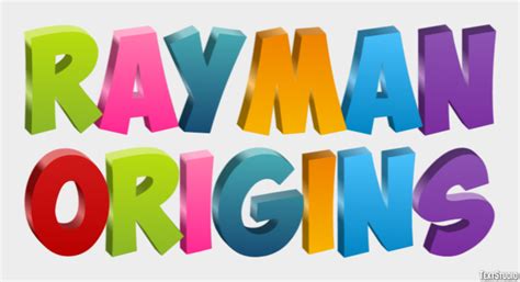 Rayman Origins Text Effect and Logo Design Videogame