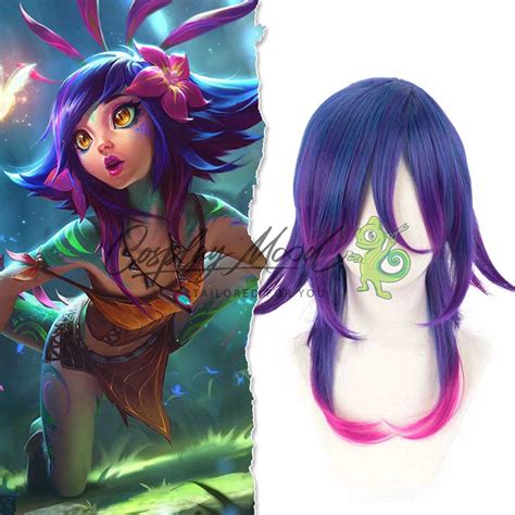 League Of Legends Neeko Cosplay Wig Cosplaymood