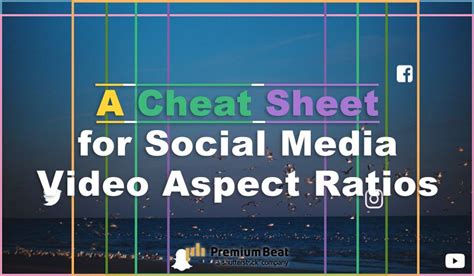 A Cheat Sheet for Social Media Video Aspect Ratios | Social media video ...