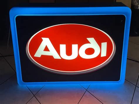 Place Bid Dt Illuminated Audi Dealership Sign Pcarmarket